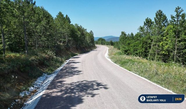 Bursa'da 45 kilometrelik kırsal yol yenileniyor