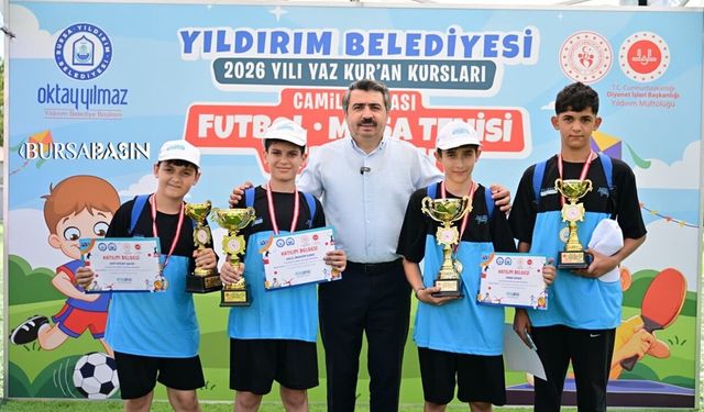 Yıldırım'da Yaz Kur'an Kursları Turnuvasında Şampiyon Kardeşlik