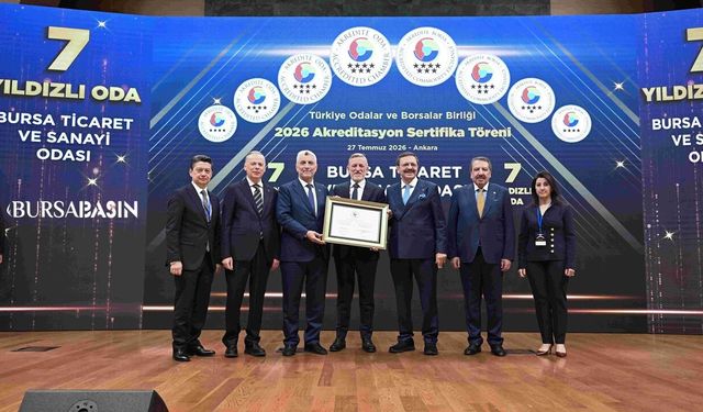 BTSO’ya Türkiye’nin ilk 7 Yıldızlı Akreditasyonu