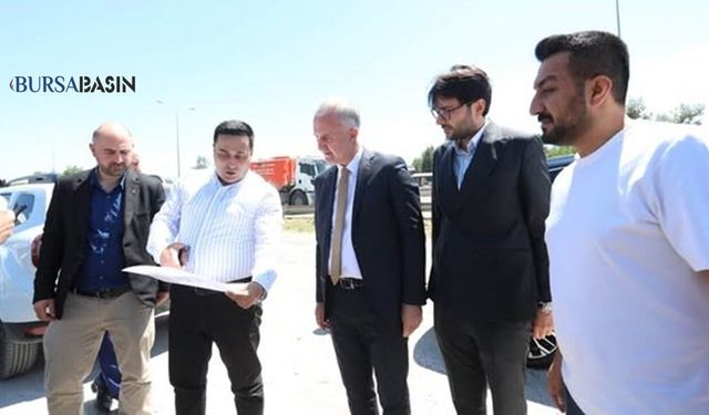 İnegöl'de 43 Fabrika Girişine Yeni Asfalt