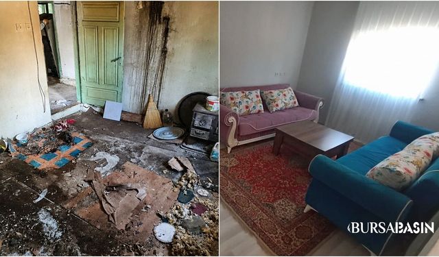 İnegöl’de İyilik Seferberliği: Yaşlı Kadının Evi Yenilendi