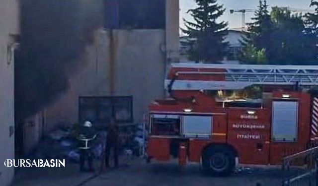 İnegöl OSB'deki Fabrika Yangını Korkuttu
