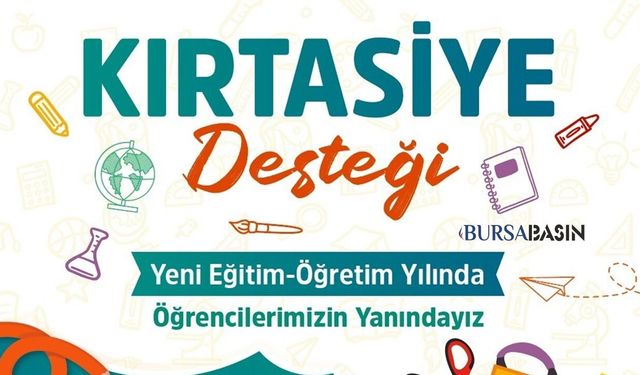 Bursa'da Kırtasiye Desteği Başvuruları Başladı