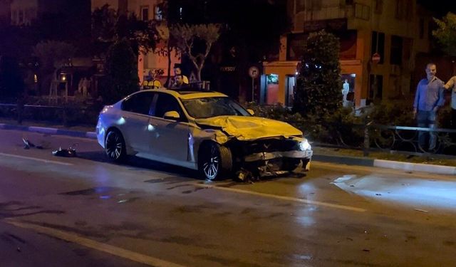 Bursa'da ATV Sürücüsüne Feci Çarpma: Kamerada