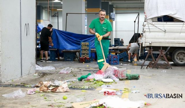 Osmangazi’de 67 Pazar Yeri Her Gün Yeniden Temizleniyor