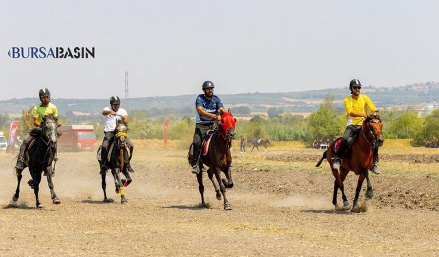 Bursa’da Rahvan Atlar İçin Nefes Kesen Yarış
