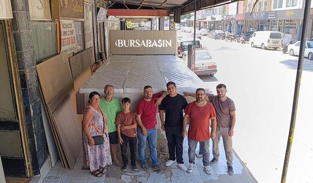 İnegöl’de 9 Günde Dev Mobilya Ürettiler: Almanya’ya Gidiyor