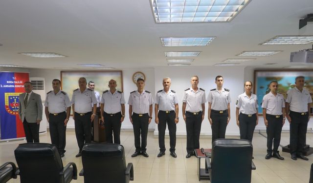 Bursa Jandarma’da Rütbe Heyecanı: Terfi Töreni Düzenlendi