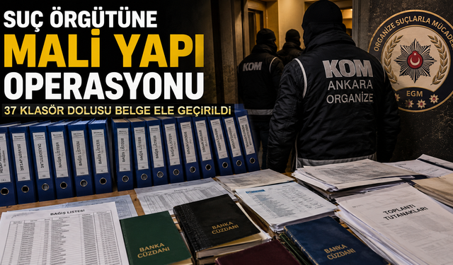 Antalya’da suç örgütü soruşturmasında 37 klasör ele geçirildi
