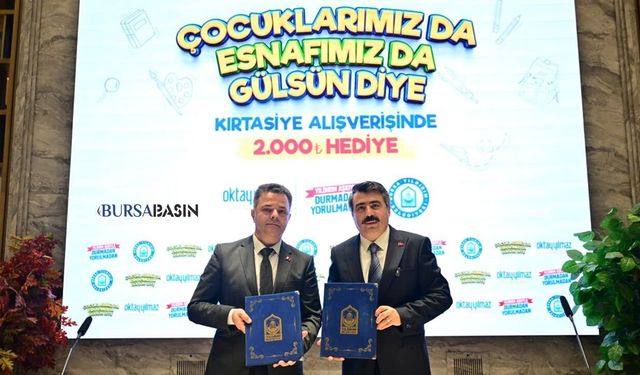 Yıldırım’da 6 bin öğrenciye 2 bin TL kırtasiye desteği