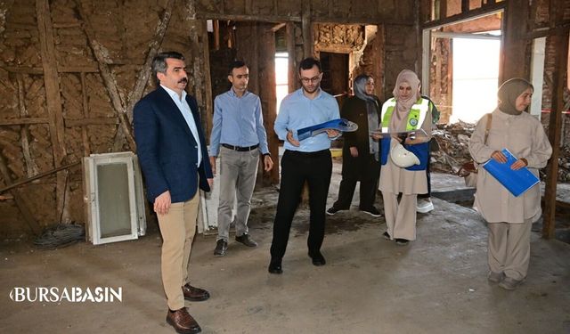 Yıldırım’da tarihi bina kütüphaneye dönüşüyor