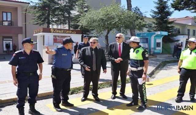 Bilecik'te yaya önceliği için trafik farkındalığı