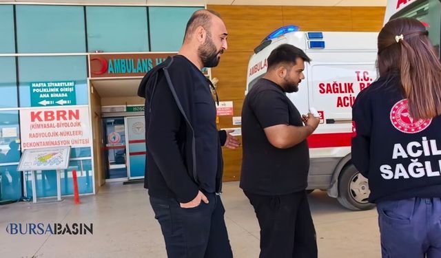 İnegöl'de fabrikada iş kazası: İşçinin parmağı koptu