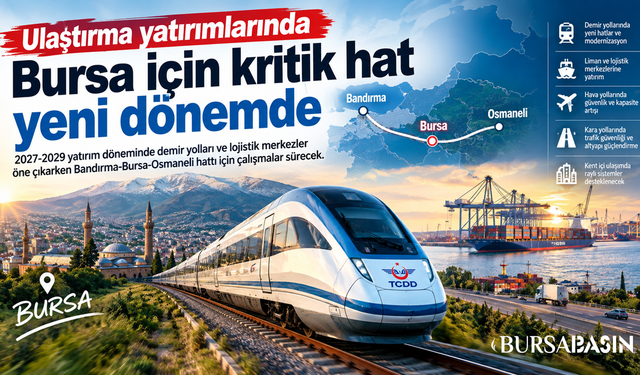 Bursa için kritik ulaşım hattında yeni dönem