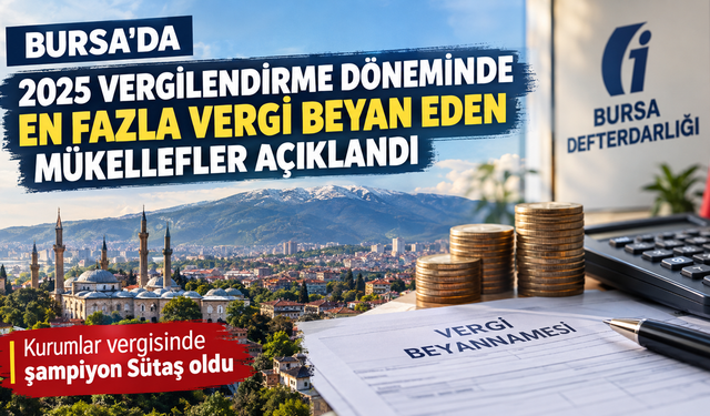 Bursa’da Vergi Şampiyonları Açıklandı