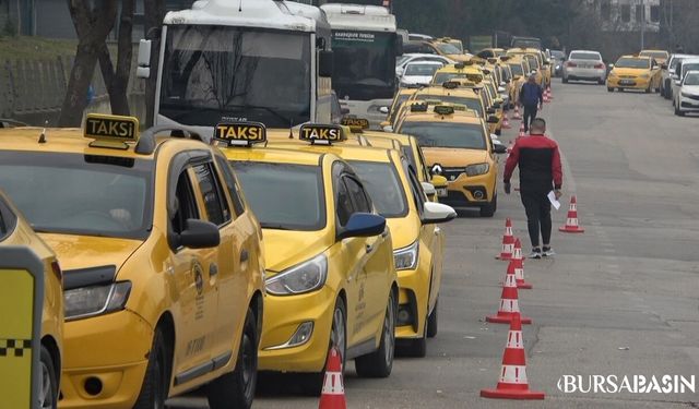 Bursa’da taksi ücretleri pazar günü zamlanıyor