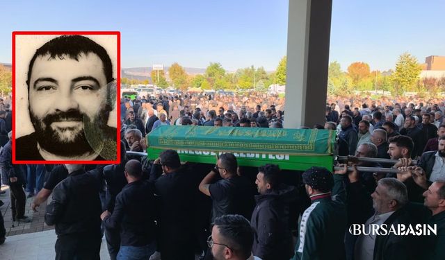 İnegöl’de Feci İş Kazasında Ölen Yasin Niğdelioğlu’na Veda