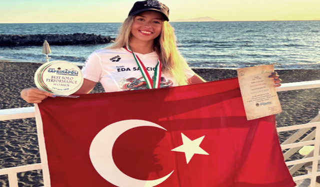 Eda Savcıgil’den Catalina Kanalı’nda Çifte Rekor