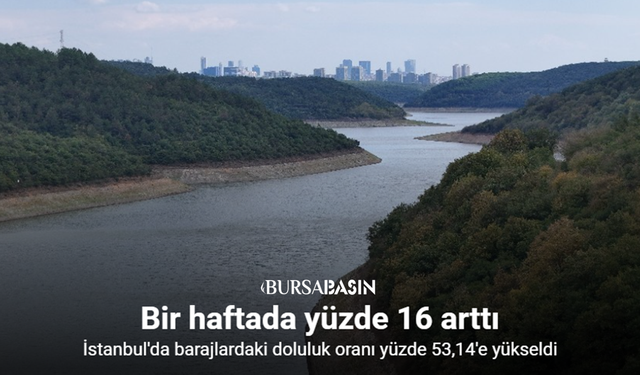 İstanbul Barajlarında Doluluk Yüzde 53,14’e Yükseldi