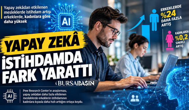 Yapay zekâ istihdamında erkekler öne geçti