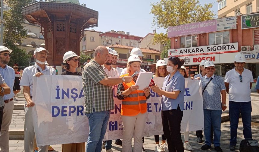 TMMOB Bursa Şubesi ''İnşaat Mühendisleriyle Depremden Önce Tanışın''