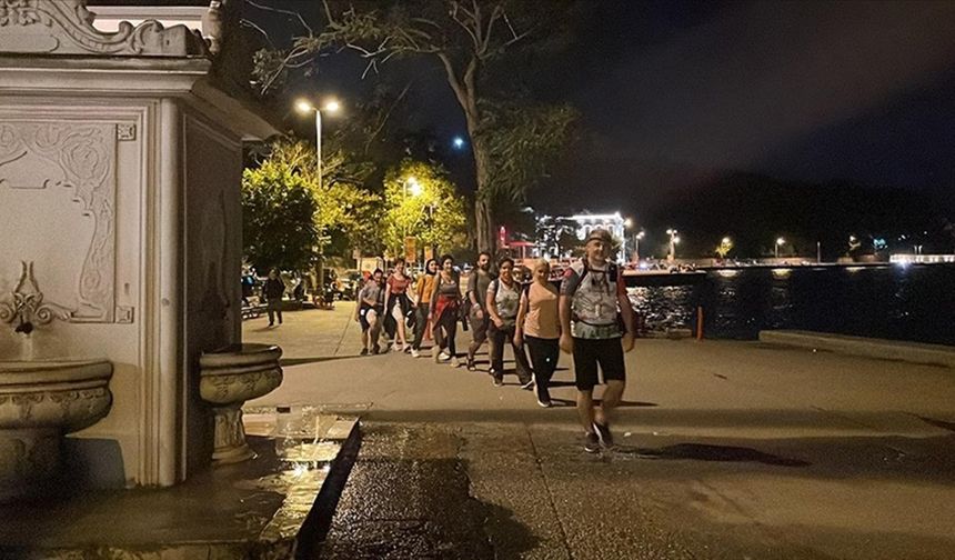 Doğaseverler, Sarıyer'den Beşiktaş'a kadar yürüyüş yaptı