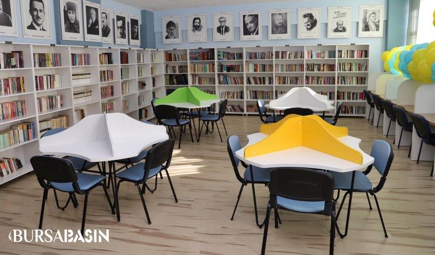 Bursa'da Okul Kütüphanelerinde Kitap Sayısı 3,5 Milyona Yaklaştı