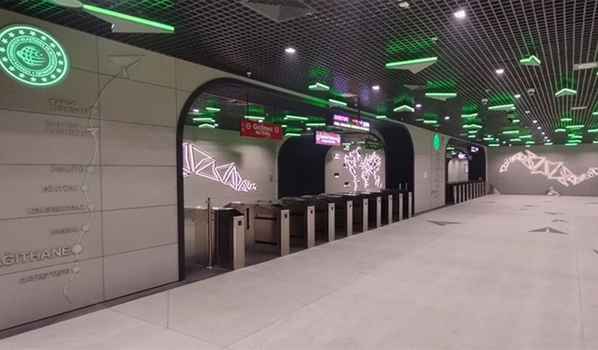 Kâğıthane-İstanbul Havalimanı Metrosu hizmete girdi