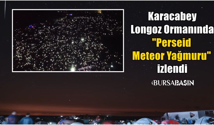 Karacabey Longoz Ormanında "Perseid meteor yağmuru" izlendi