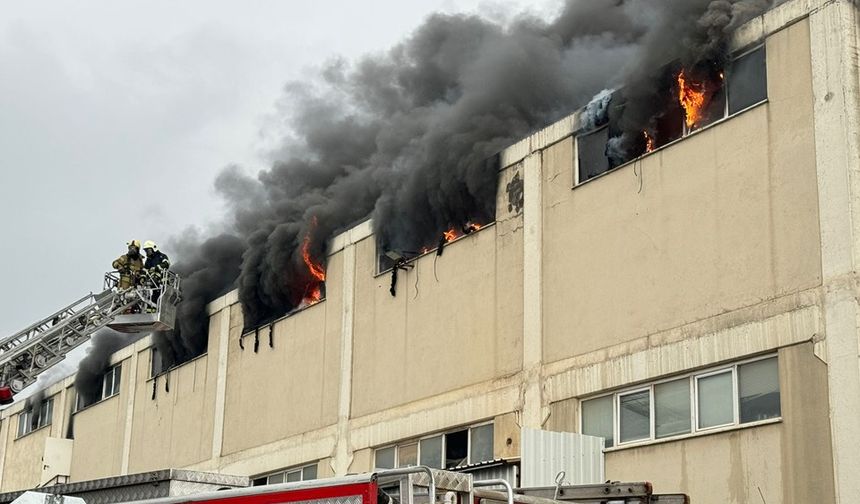 Kestel'deki Tekstil Fabrikasında Yangın