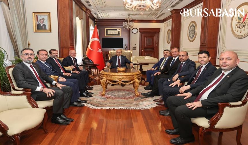 Cumhur İttifakı Belediye Başkanları, Bursa Valisini Ziyaret Etti