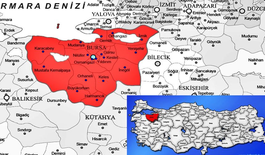 Bursa'nın Coğrafi Özelliği ve Konumu