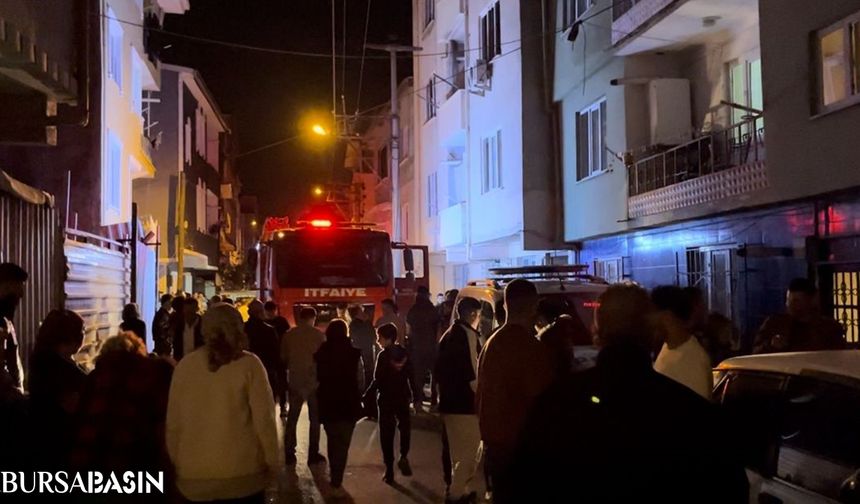 Bursa'da Apartman Yangını: 4 Kişi Dumandan Etkilendi