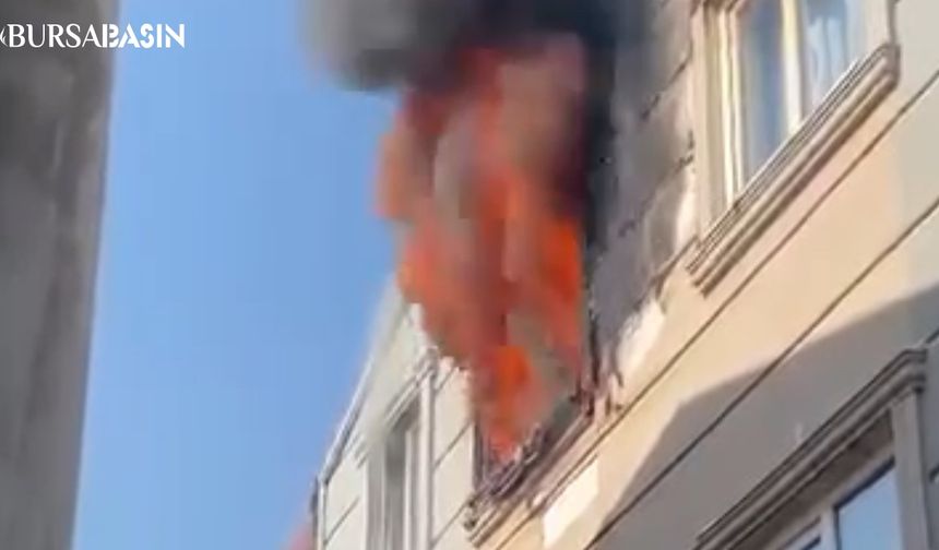 Bursa'da Yangın: Bina Tahliye Edildi