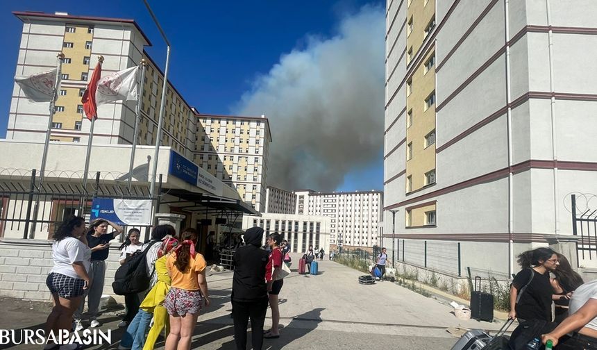 Nilüfer'deki Yangın Devam Ediyor: Uludağ Üniversitesi'ndeki yurtlar Boşaltılıyor