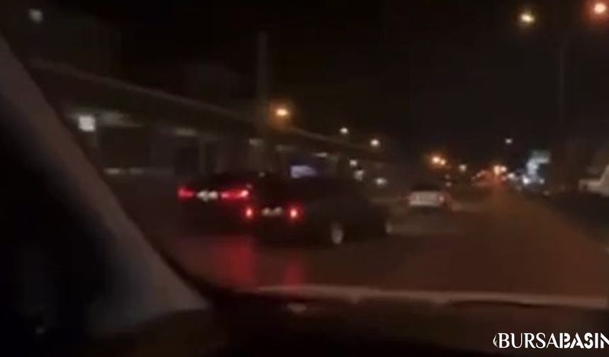 Yıldırım'da Trafikte Yarışan Araçlar Korku Saçtı