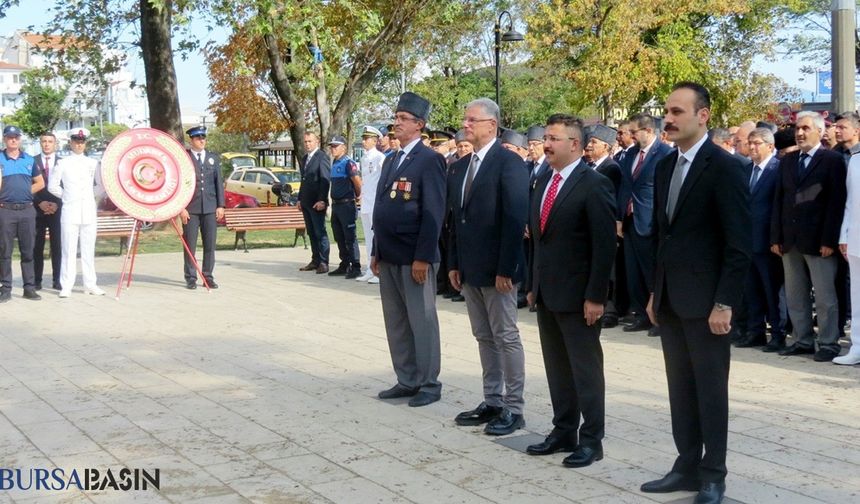 Mudanya’da 19 Eylül Gaziler Günü Törenle Kutlandı