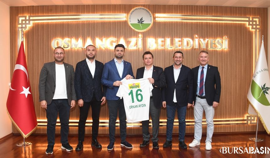 Bursaspor Yönetiminden Başkan Aydın’a Ziyaret