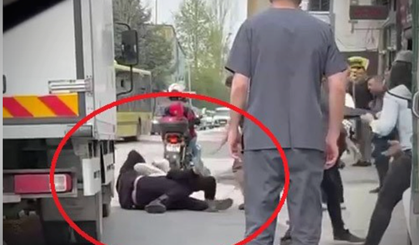 Bursa Yıldırım'da Yol Verme Kavgası