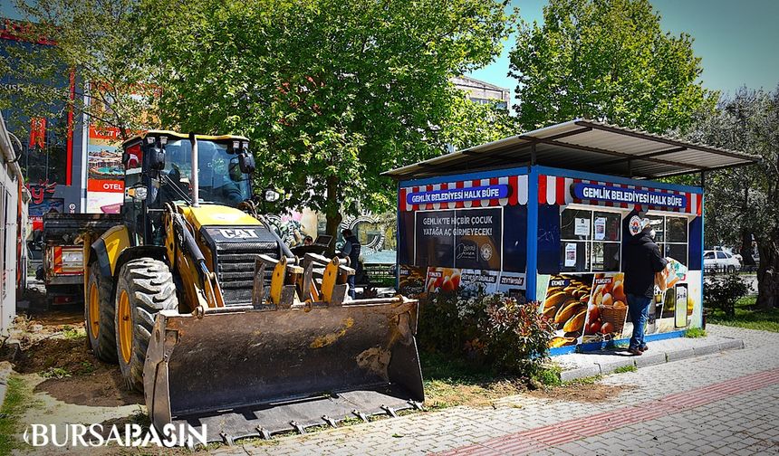 Gemlik’te Yaya Kaldırımları Genişliyor