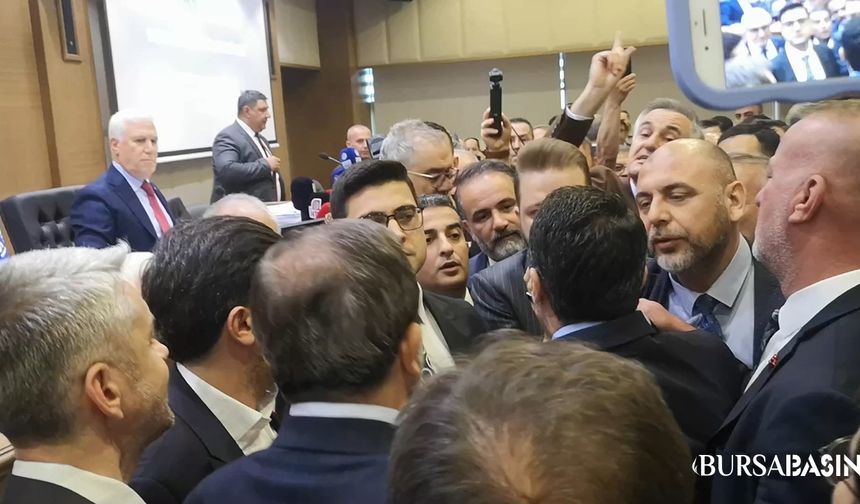Bursa Meclisi'nde gergin anlar, toplantıya ara verildi