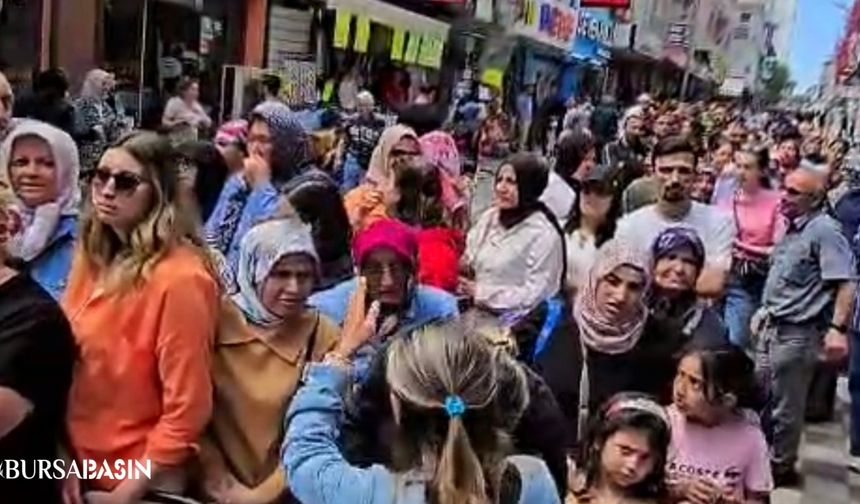 Karacabey’de çekiliş izdihamı