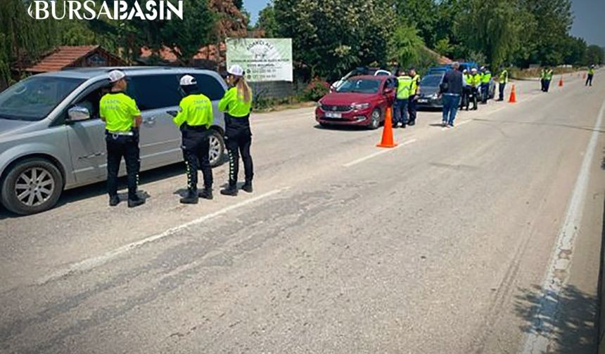 İnegöl’de Jandarma ve Polisten Ortak Bayram Denetimi