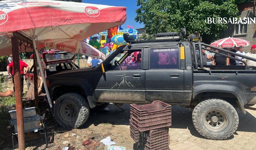 Karacabey’de ehliyetsiz sürücü iki çocuğa çarptı