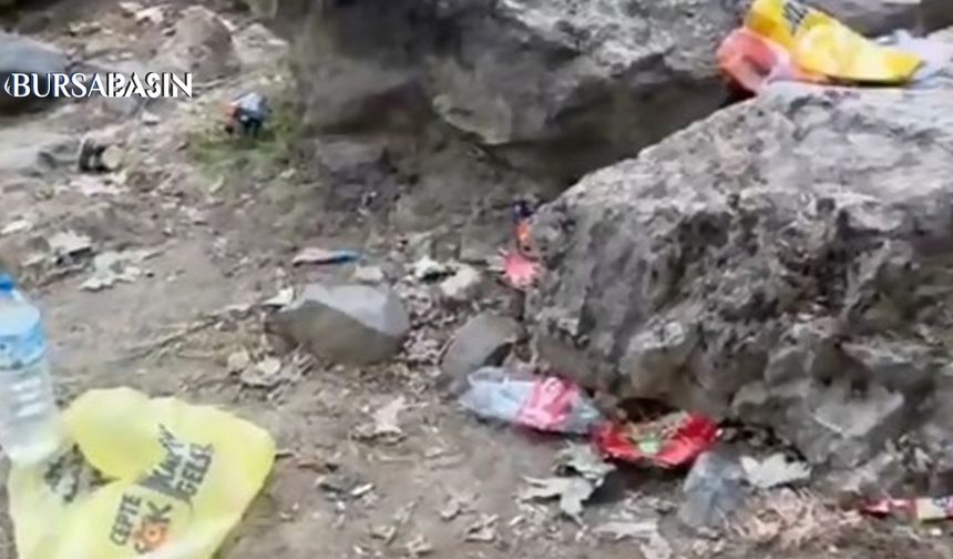 Narlıdere Şelalesi çöplüğe döndü