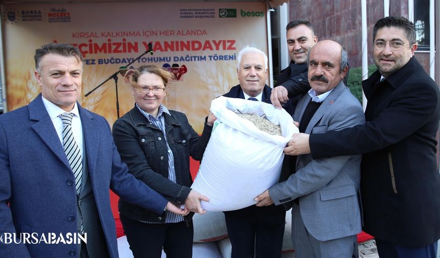 Bursa'da Çiftçiye 1 Milyon Fide ve Destek Yağmuru