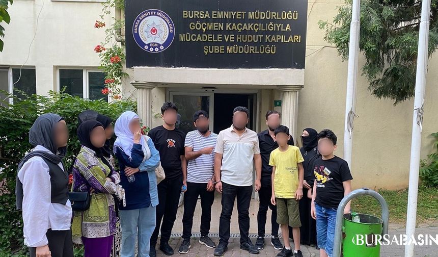 Bursa’da göçmen kaçakçılığına 3 gözaltı