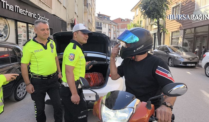 Kasksız 10 ceza yedi, kaskla hayatta kaldı