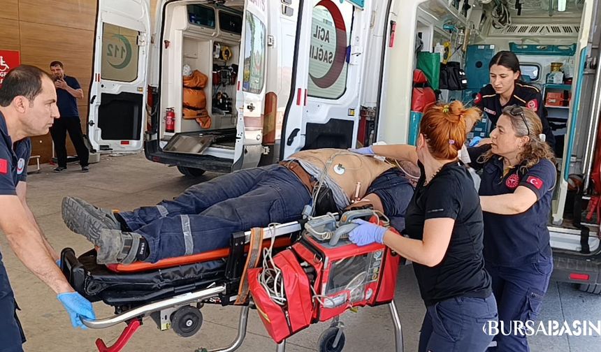 İnegöl’de Çatı Çöktü: Usta 8 Metreden Düştü
