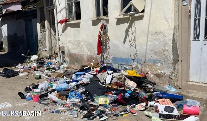 Mudanya’da aynı çöp ev 3. kez temizlendi